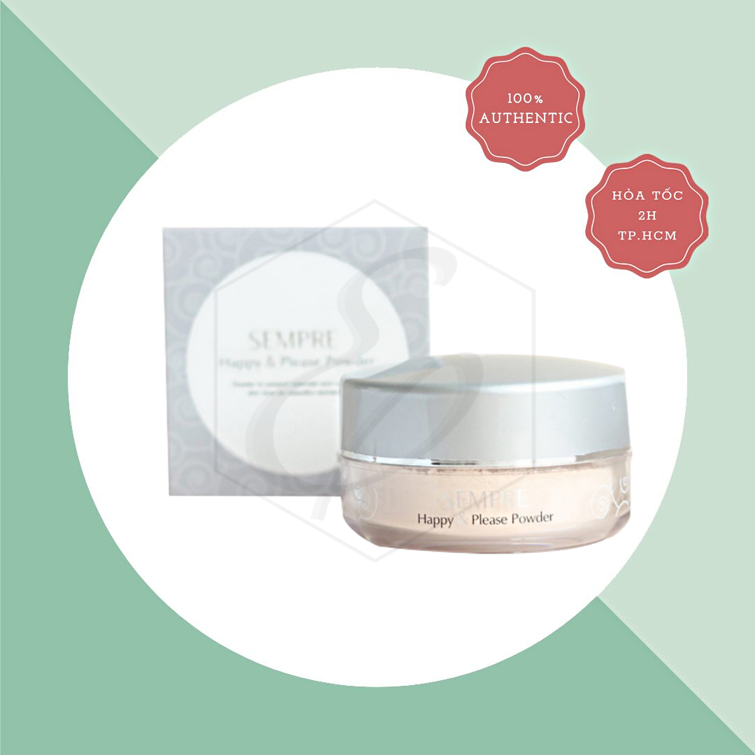 Phấn phủ dạng bột Geo Sempre Happy & Please Powder - 25g